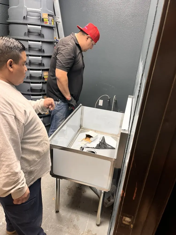Commercial plumbing and sink installation in De Leon Springs